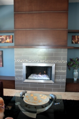 custom metal fireplace surround fireplace frame